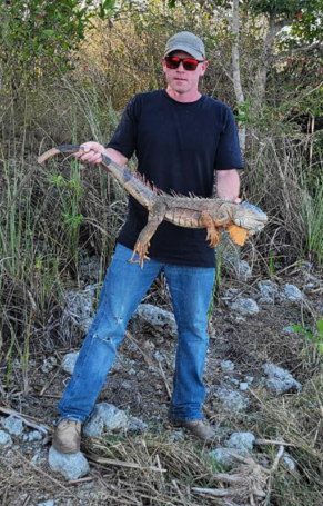 Another stud male taken during an Iguana hunting trip in South Florida