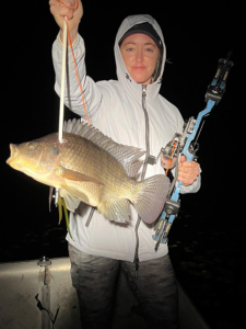 Bowfishing tips - this trip lands a huge tilapia in South Florida