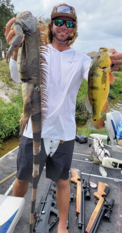 Catch Peacock Bass and Hunt Iguanas on our Cast and Blast Combo Trip