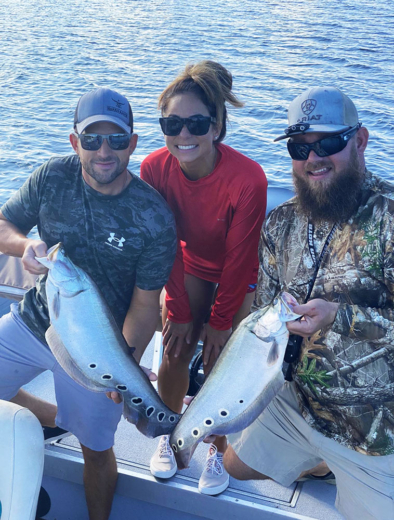 Double Clown Knife Fish caught on Fishing Trip in South Florida
