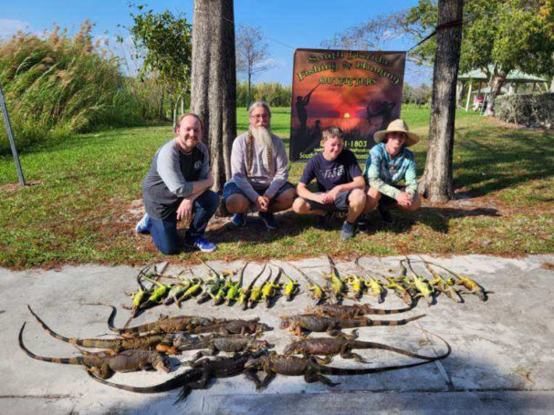 Iguana Hunting Trip with over 30 Iguanas