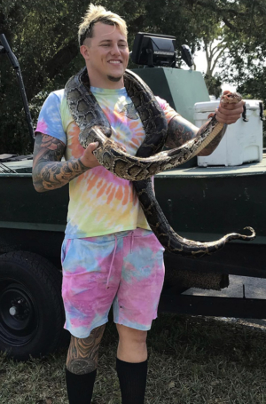 Large Burmese Python killed on Python Hunting Trip in South Florida