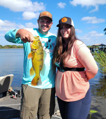 Peacock Bass fishing trip in South Florida lands a nice catch