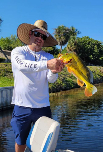 Peacock Bass fishing trip in South Florida lands another nice catch