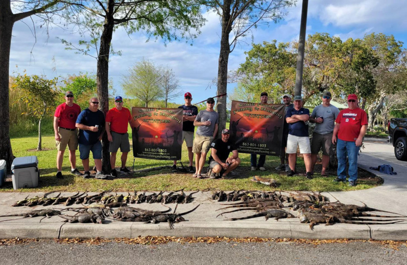 We guarantee success on our Iguana Hunting trips in South Florida