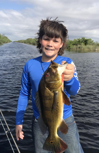 Your kids will love our Peacock Bass fishing trips in beautiful South Florida