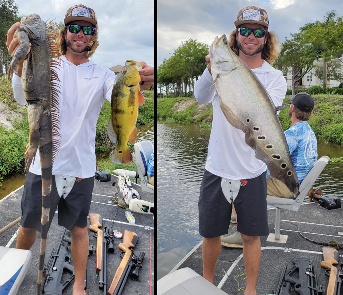Catch Peacock Bass and Hunt Iguanas on our Cast and Blast Combo Trip